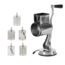 Rotary Drum Cutter Slicer Hand Chopper Potato Vegetable Shredder Multifunctional