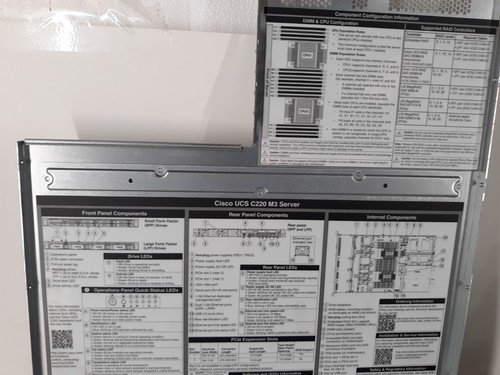 Cisco UCS C220 M3 SNS-2415-K9 V01 Server NO RAM + HDD w/ 1x Intel E5-2609 Proc - Picture 2 of 14