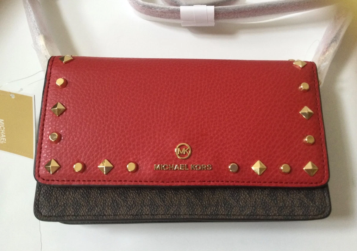 Michael kors jet set studded crossbody sales