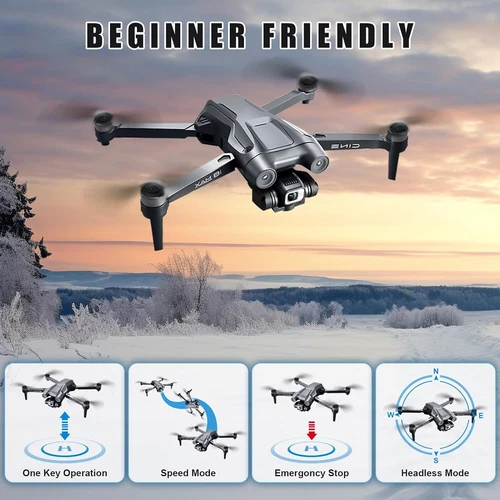 Drohne 4K HD Kamera faltbar Quadcopter GPS Positionierung Luftaufnahmen Drohne - Bild 12 von 21