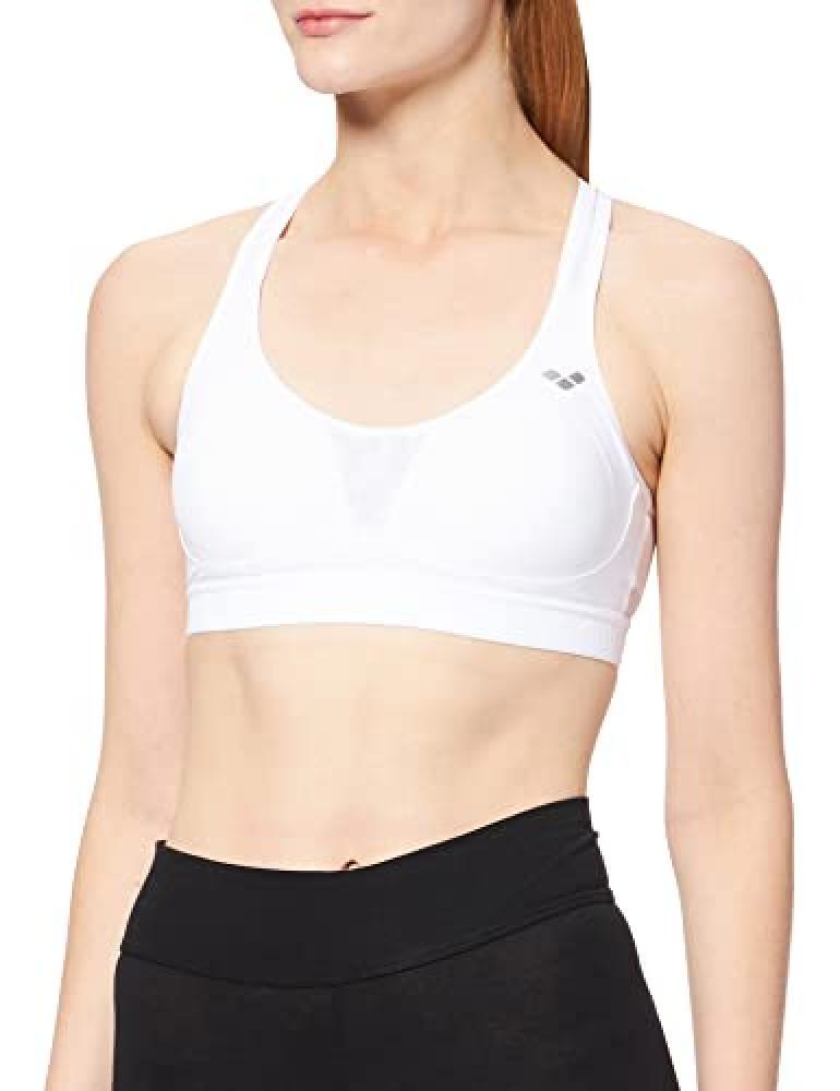 (TG. 85) Arena Hera Reggiseno Sportivo con Coppa B a Sostegno Forte, Donna, Bian