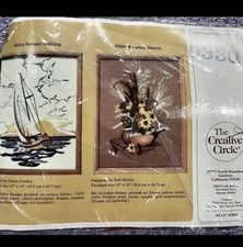The Creative Circle Wooden Decoy Mallard Duck Needlepoint Craft Kit 0330 New