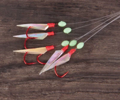 AQUANTIC Heringsvorfach I, in der Größe 4, 6 und 8 mit 5 Red Hooks Meeresvorfach