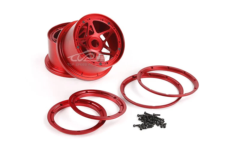 Alloy CNC 5B Rear Hub 2PCS Five-Star Design fit 1/5 HPI BAJA 5B 170x80mm tyre - Image 4 of 4