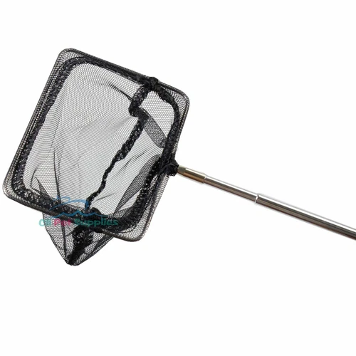 AQUANEAT Shrimp Net, Fish Net Aquarium, Fish Tank Net with Extendable Stainless