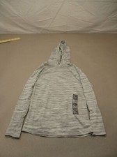 NWT All In Motion Size XS 4/5 Kids Unisex Gray Breathable Athletic Hoodie 231