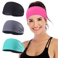Sports Headband Yoga Gym Sweatband Women Men Hair Bands Head Prevent Sweat Bands