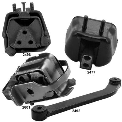 Engine Mounts & Transmission Mount 4PCS for Pontiac J2000 Sunbird 1985 L4-1.8L