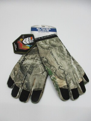 Glacier Glove Alaska Pro Full Finger Gloves - Realtree Edge - M - NWT/Old Style