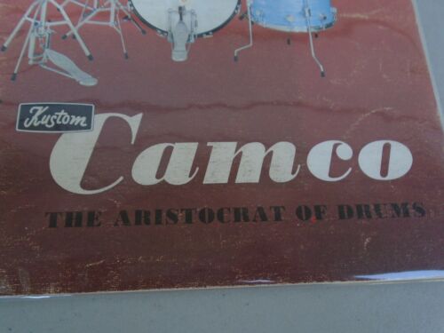 VINTAGE 1972 KUSTOM AMP CAMCO DRUM PARTS CATALOG-CHANUTE, KS. ARISTOCRAT-VG! - Picture 3 of 5