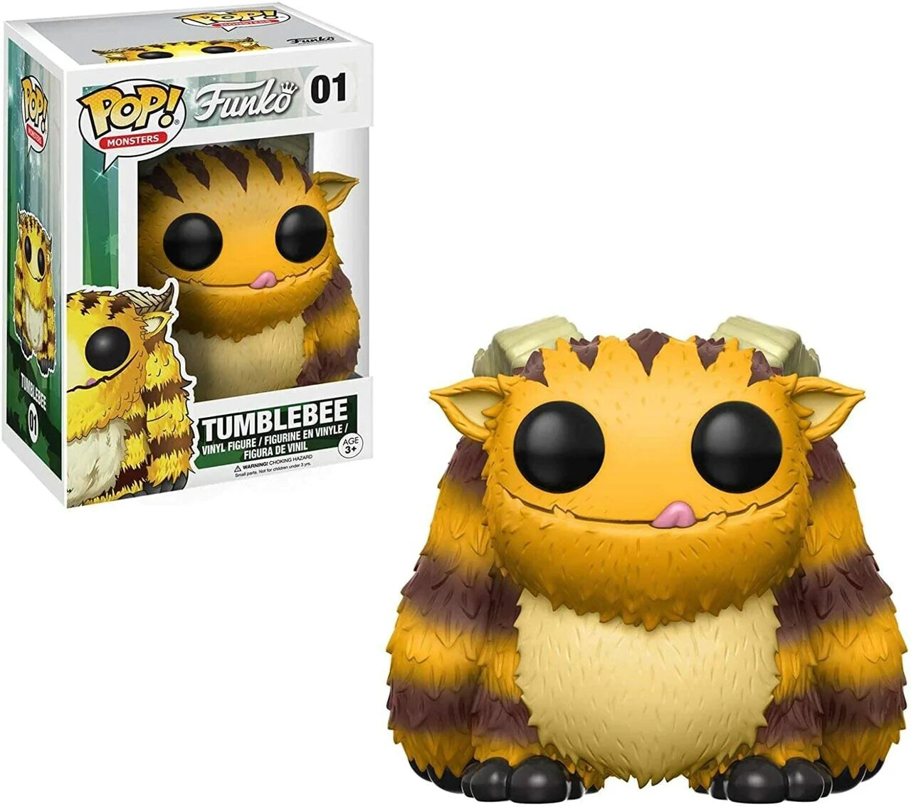 Figurine POP! Monsters Tumblebee 01 de collection avec boîte vitrine