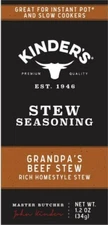 Kinder's Grandpa's Beef Stew Seasoning - 1.2 oz