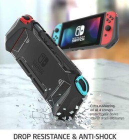 Mumba Dockable Case For Nintendo Switch Console JoyCon Controller TPU Grip Cover