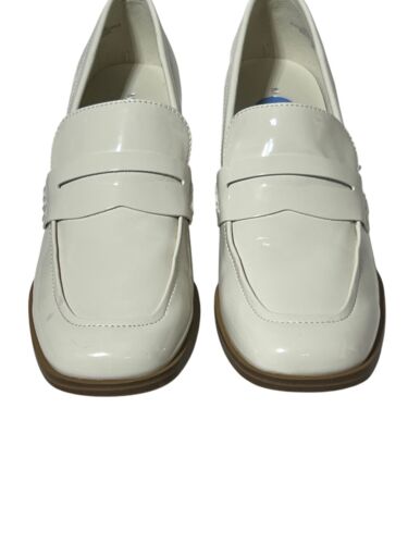 Marc Fisher Damen-Penny-Loafer elfenbeinfarben cremefarben quadratischer Absatz 6,5 - Bild 3 von 9