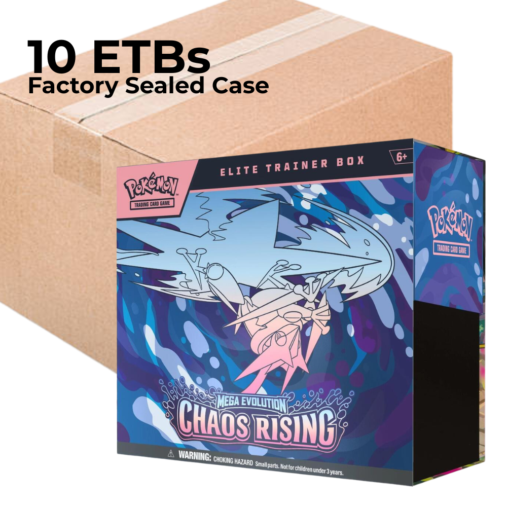 Pokemon Chaos Rising Elite Trainer Box Case 10 Factory Sealed ETBs