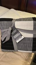 quilt New. Black Grey And White. Queen Size. Better Homes And Garden Brand