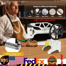 Manual Shoe Sewing Machine Hand Patch Leather Boot Patcher Cobbler Shoe Repair