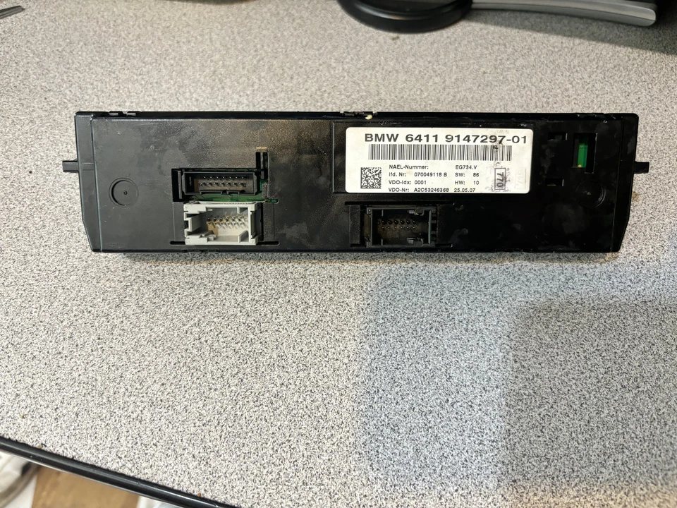 2006-2011 Bmw 323i Ac Heater Climate Control Temperature Oem 6411 9147297 - Image 2 of 2