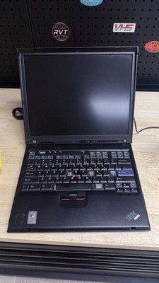IBM ThinkPad R50e 15'' Laptop Type 1834 w/ OEM Charger + Battery - For Parts/Repa