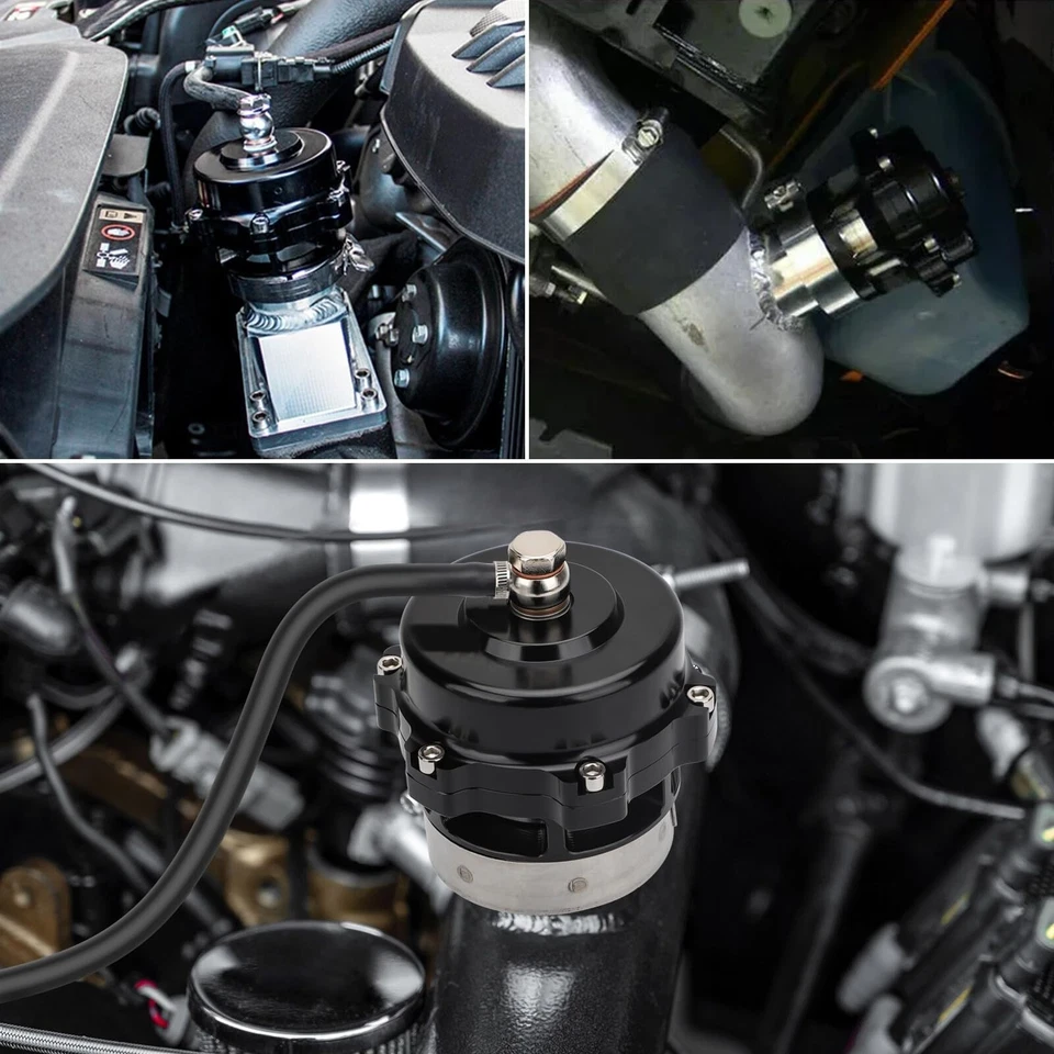 50MM BOV Universal 50mm Blow Off Valve Q Typer BV50 Stye 6 PSI+18PSI Black Foto 3 de 4