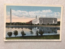 O1460 Vintage Postcard New Bureau of Engraving and Printing, Washington DC