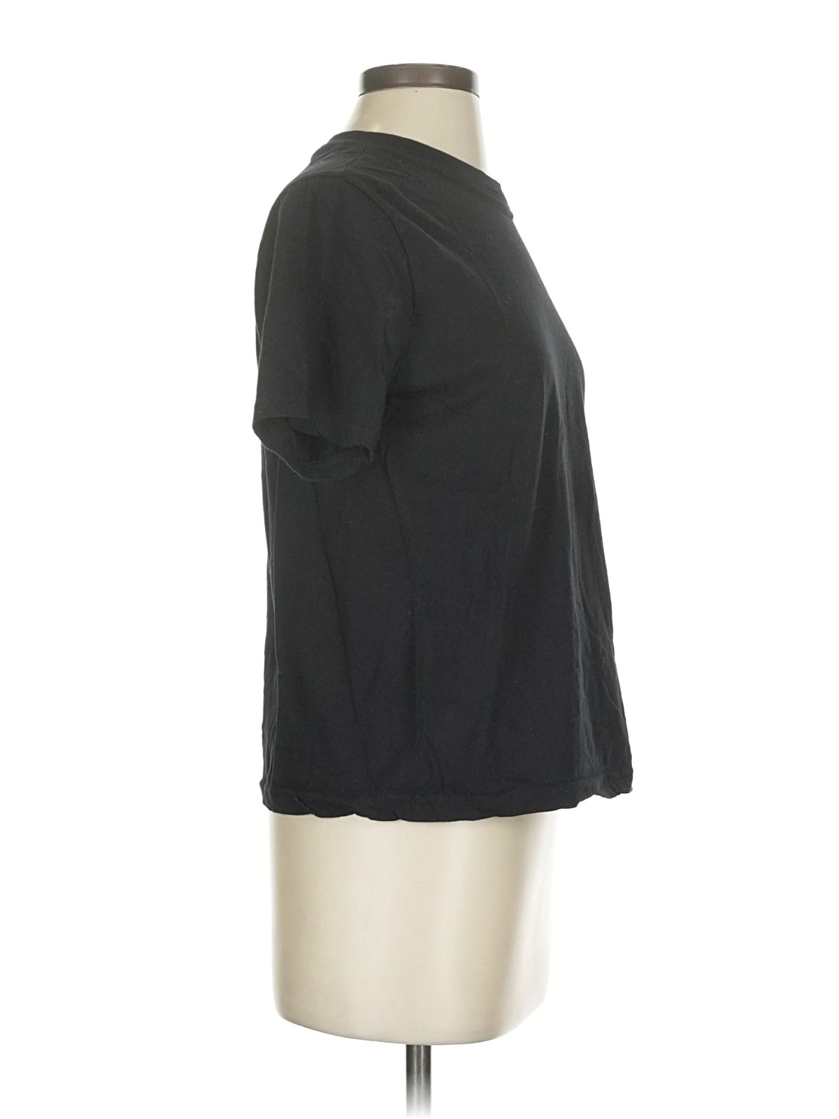 True Religion Women Black Short Sleeve T-Shirt S thumbnail 3