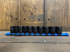 Matco 10pc 38 Drive Metric Non Slip Impact Sockets Usedgreat Sbpma10r