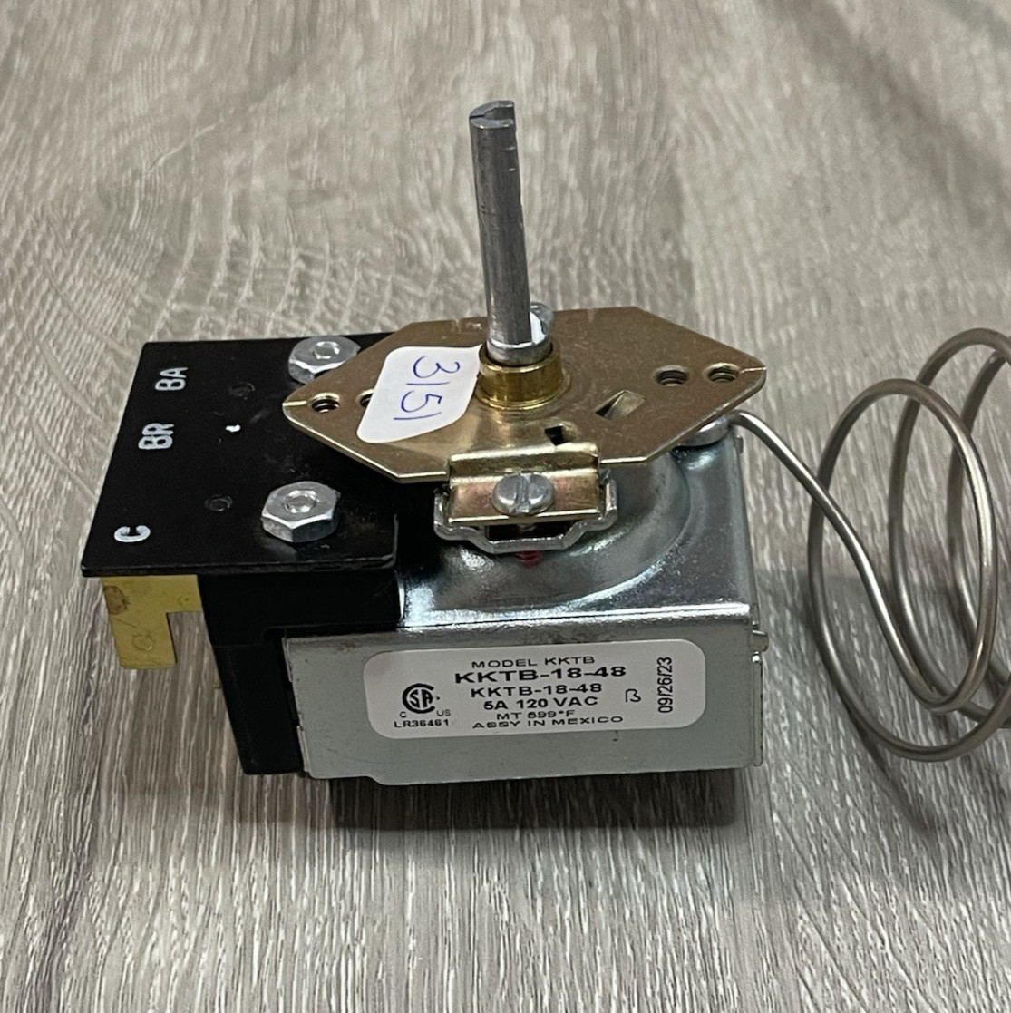 Robertshaw KKTB-18-48 Range Oven Thermostat 5A 120VAC MT 599°F