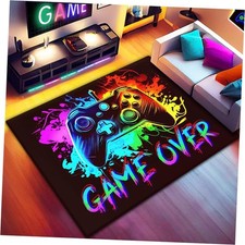 Gaming Rug for Boys Room - Gamer Rug with Game Controller Design for Esports