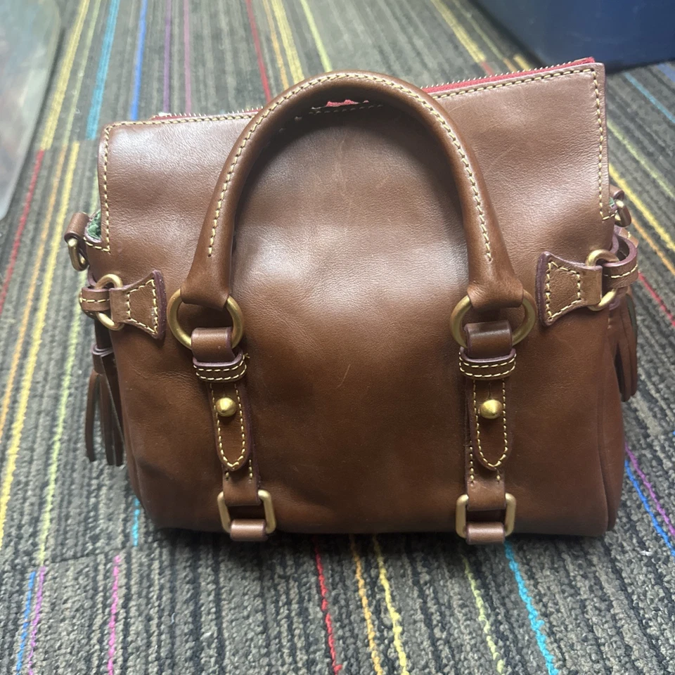 Сумка Dooney & Bourke модель Florentine Micro коричневая кожа - Изображение 3 из 4