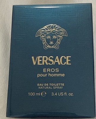 Versace Eros Pour Homme EDT 3.4 oz / 100ml   New with Box