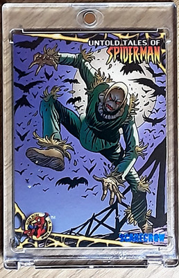 1997 Spider-Man Blue Foil Card 24 SCARECROW.