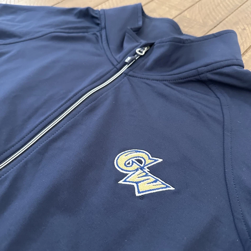 Pullover Cutter & Buck George Washington Colonials 1/4 cremallera talla XL para mujer nuevo con etiquetas Foto 2 de 4