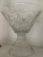 Vintage Anchor Hocking  Punch Bowl  1960’s  With 6 Cups - Great Xmas Centrepiece