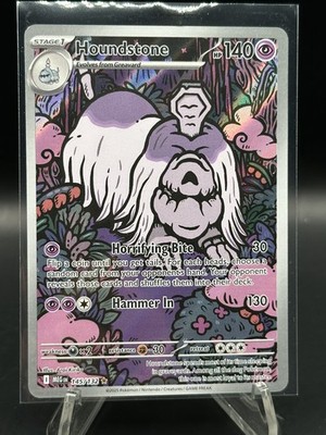 Houndstone 145/132 Illustration Rare ME01: Mega Evolution Pokemon TCG English 