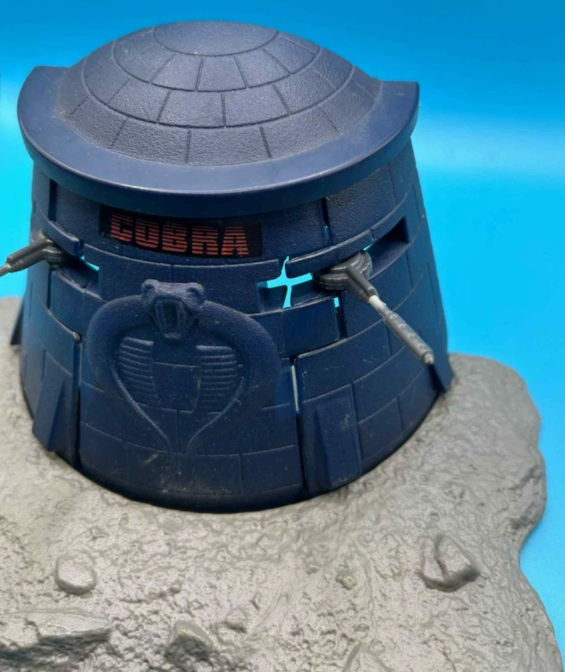 Lote De Colección GI Joe 1985 ARAH Cobra Bunker Estación de Batalla Juego Casi Completo Foto 4 de 4