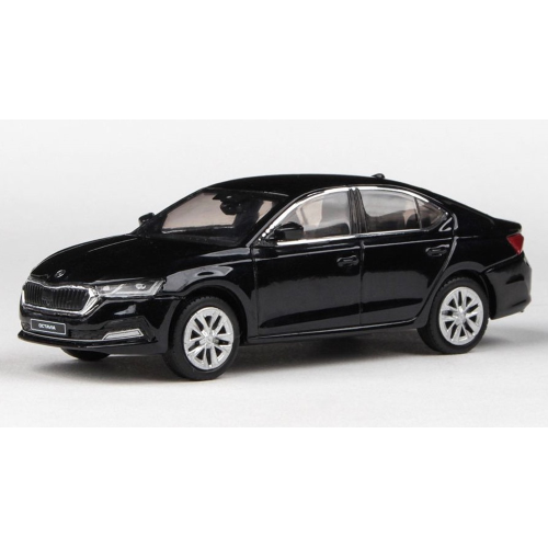 Skoda Octavia Iv 2020 Black 1:43 Abrex Auto Stradali -D- Neues Modell-image