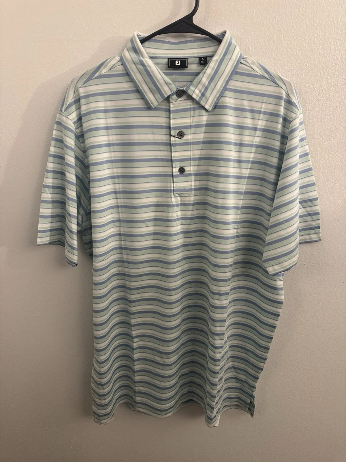 FootJoy Men’s Mixer Stripe Pistachio/White/Blue Jay Style #33207 Multiple