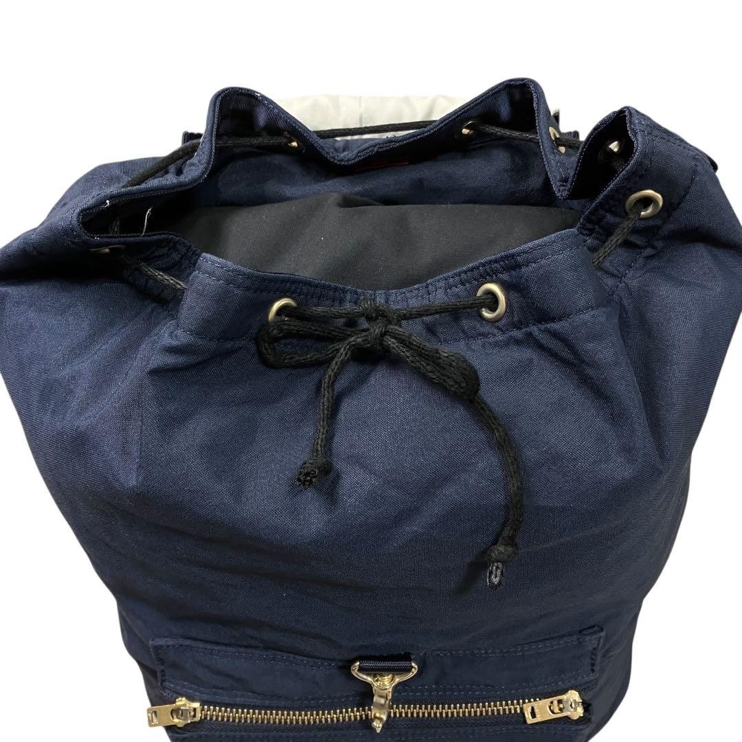 PORTER draft rucksack backpack drawstring gold ha… - image 10