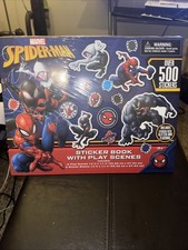 Marvel Spider-Man Sticker Book with Play Scenes - Over 500 Stickers 5 scenes
