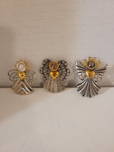 3 Vintage Designs By Rosemary Angel Brooches
