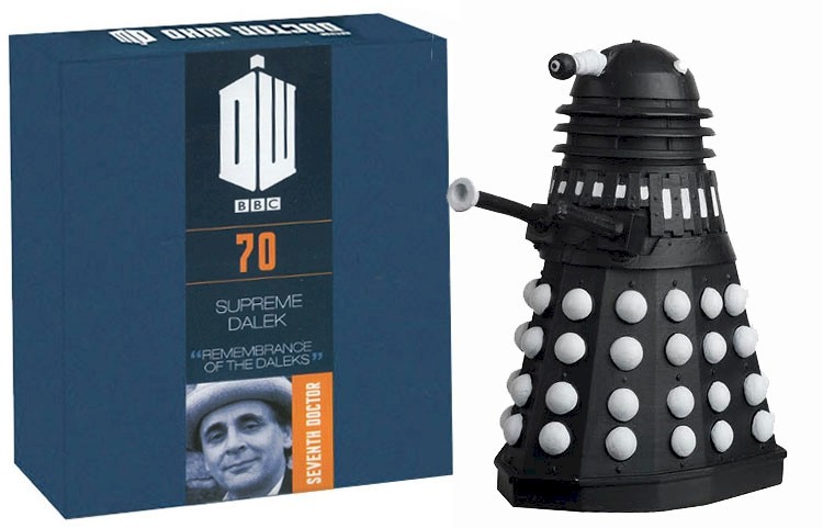 Doctor Who Supreme Dalek From Resurrection of the Daleks Eaglemoss Figure #70