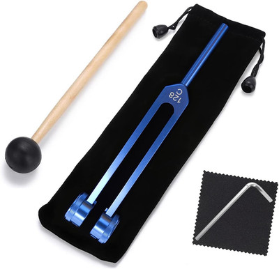 C128 Tuning Fork Tone Therapy 128 hz Healing Instrument Sound Bath Weighted A...