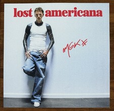 Machine Gun Kelly Lost Americana Vinyl & SIGNED Art Card PSA DNA COA Autograph