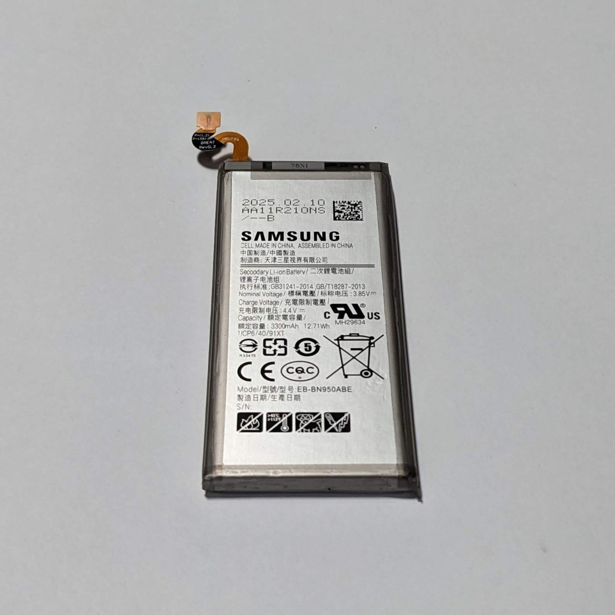 SAMSUNG NOTE Original Battery EB-BN950ABE 3300mAh Good Quality