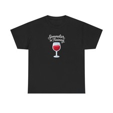 Sommelier in Training Tee | Wine Glass Illustration, Wine Lover Shirt
