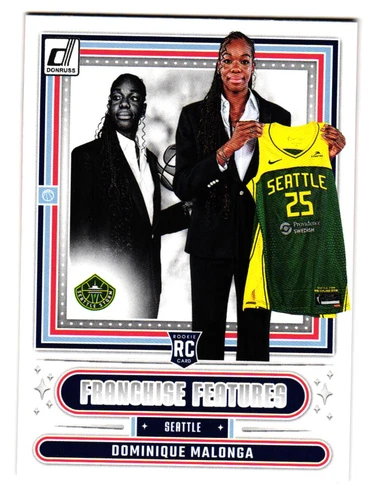 2025 Donruss WNBA - Franchise Features Dominique Malonga #19 (RC) Seattle Storm