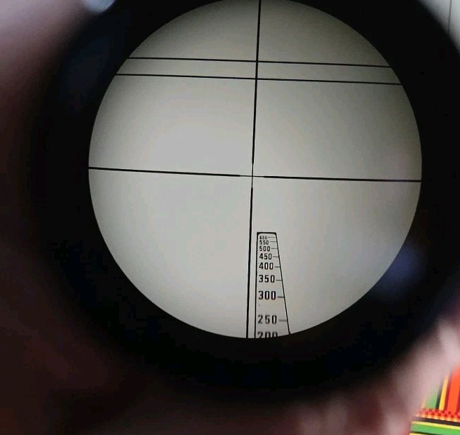 VINTAGE REDFIELD 6-18X ACCU-RANGE 600 GLOSS RIFLE SCOPE WITH AO TARGET RETICLE 