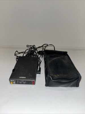 Vintage Uniden RD-9 Superheterodyne Radar Detector - Tested Working Case & Clip