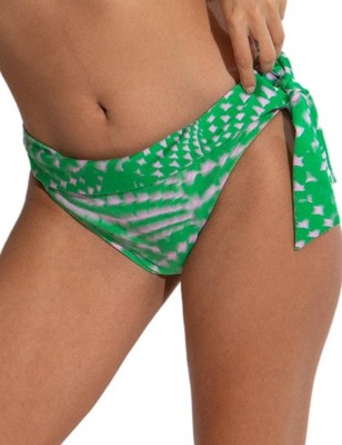XL - 16 Pour Moi Portofino Bikini Slip High Rise Tie Fold Over Bademode 29703
